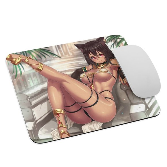 Anime Catgirl Mouse pad (Customizable) - Picture 1 of 1